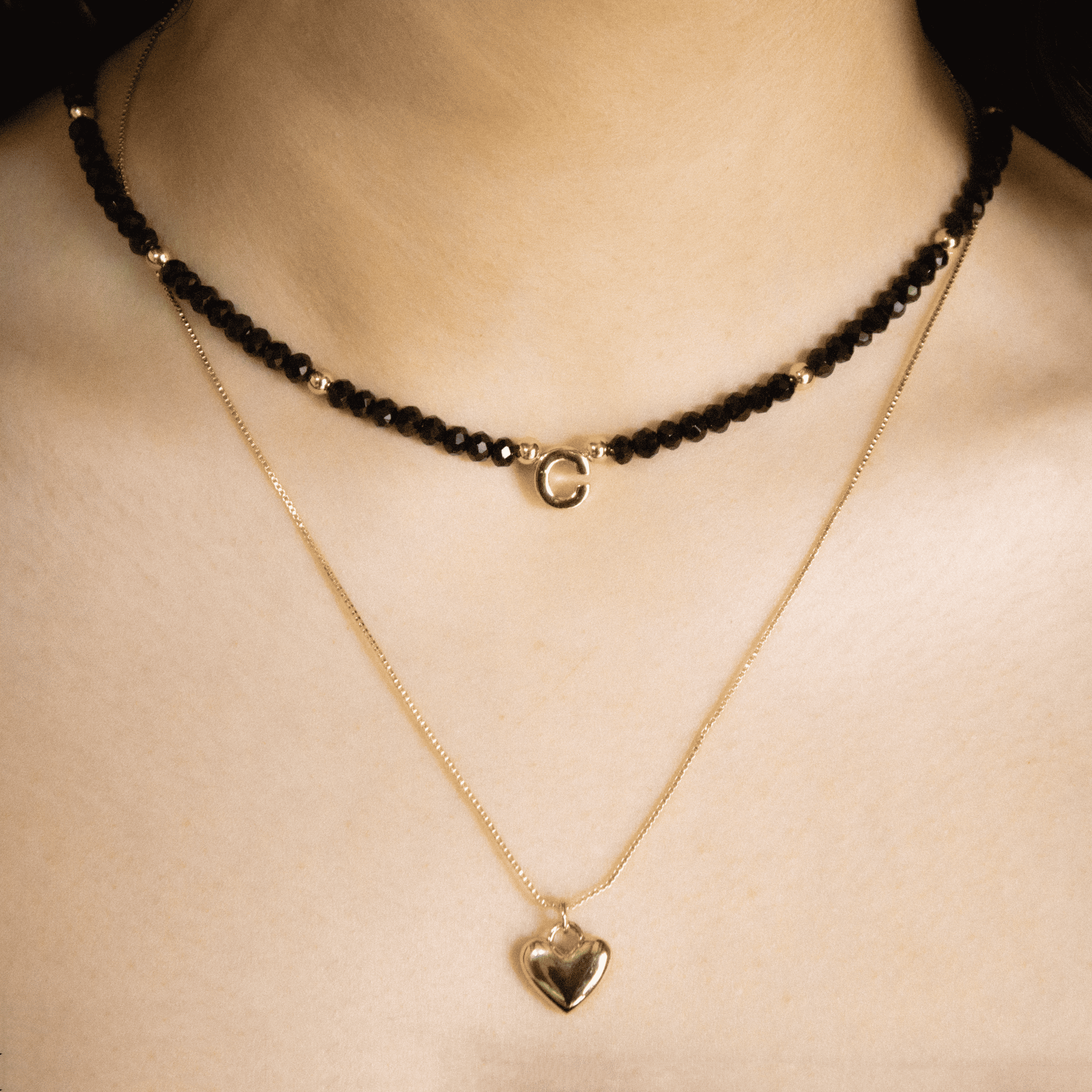 Set Inicial y Amor Baño en Oro